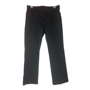 Lee Womens Flat Regular Fit Mid Rise Ankle Pants Straight Leg Pockets Size 18